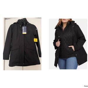 NWT Lands' End Women's 3-in-1 Systems Jacket, Tan, Size S